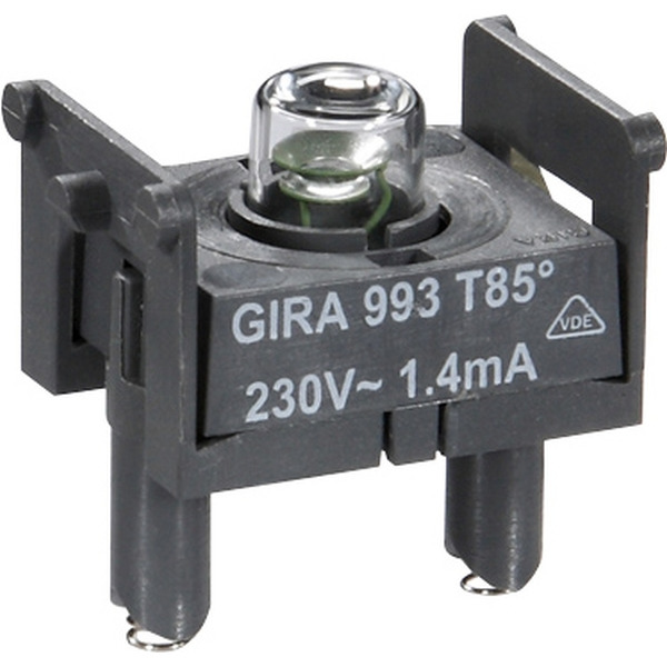 Gira 099300 Zubehör Beleuchtungselement für Lichtsignal Glimmlampe 230V (ähnlich E10) 1,4mA 
