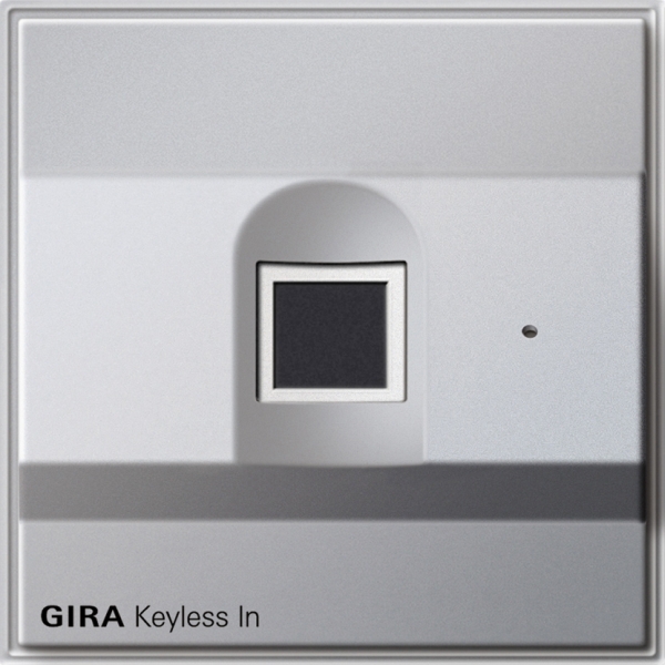 Gira 261765 TX_44 Keyless In Fingerprint-Leseeinheit Farbe Alu lackiert 