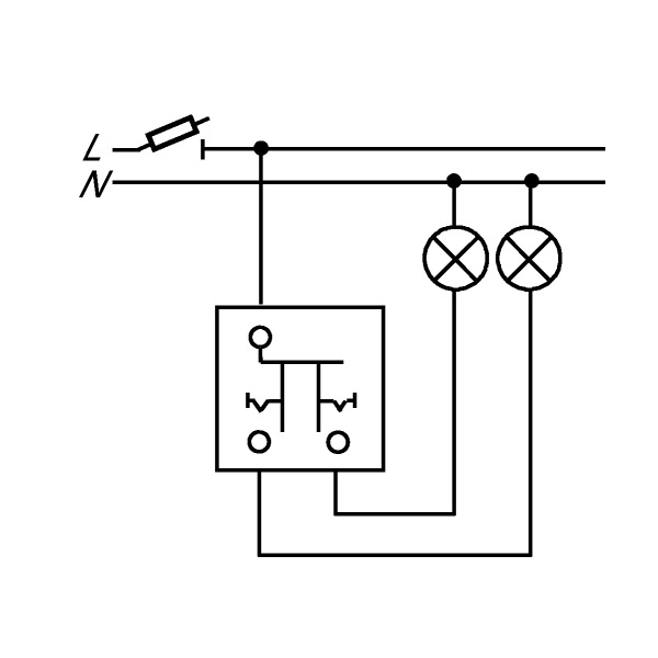 Busch Jaeger 2601 5 W 53 Wippschalter Serienschaltung Grau Blaugrun 2cka001085a1606 Kaufen Elektro Wandelt