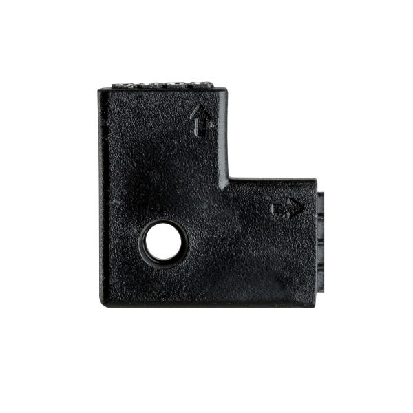 Function YourLED Edge-Connector 90° aus Kunststoff in weiß und schwarz 4er-Pack