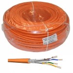 Datenkabel Kat. 7 S/FTP 4x2 AWG23 1000MHz Simplex 100 Meter 