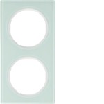 Berker 10122209 Rahmen 2-fach R.3 Glas polarweiß 