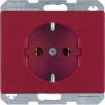 Berker 47150062 Schuko-Steckdose Arsys rot glänzend 