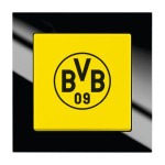 Busch-Jaeger 2000/6 UJ/01 Fanschalter Borussia Dortmund Aus- und Wechselschaltung 2CKA001012A2159 