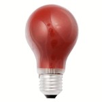 Scharnberger + Hasenbein 40245 farbige Glühlampe E27 AGL 25 Watt rot 