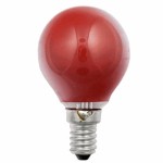 Scharnberger + Hasenbein 40260 farbige Glühlampe E14 Tropfen 15 Watt rot 