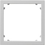 Gira 0283015 Adapterrahmen mit quadratischem Ausschnitt für Geräte mit Abdeckung (45x45mm) Grau matt 