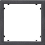 Gira 028328 Adapterrahmen mit quadratischem Ausschnitt für Geräte mit Abdeckung (45x45mm) Anthrazit 