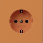 Gira 4188709 SCHUKO-Steckd. ZSV Flächenschalter Orange 