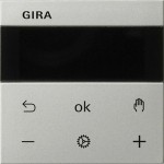 Gira 5394600 System 3000 Raumtemperaturregler Bluetooth System 55 Edelstahl 