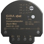 Gira 545300 eNet Funk Universalsender 2-fach Mini 