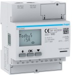 Hager ECA300C Energiezähler 3phasig für Wandlerverähltnis 1A oder 5A 4TE AGARDIO MID 