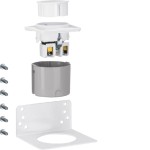 Hager VZ00APZ Steckdose Schuko universal mit Haltewinkel für APZ mit Euroadapter 