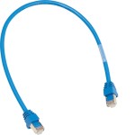 Hager ZZ45WAN150 Patch-Leitung mit 2xRJ45 Stecker für WAN-Anwendung Farbe blau 1,5 Meter 