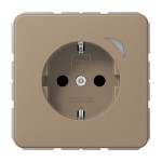 Jung BTCD1521SGB SCHUKO Steckdose 16A 250V Schraubklemmen mit Funktionsanzeige integrierter erhöhter Berührungsschutz SAFETY+ Thermoplast lackiert Serie CD, 