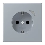 Jung BTLC1521S257 JUNG HOME Schuko Steckdose 16A 250V Schraubklemmen mit Funktionsanzeige integrierter erhöhter Berührungsschutz SAFETY+ Thermoplast lackiert 