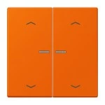 Jung BTLC17102P224 JUNG HOME Taster 2-fach mit Pfeilsymbolen Serie LS orange 