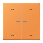 Jung BTLC17102P225 JUNG HOME Taster 2-fach mit Pfeilsymbolen Serie LS orange clair 