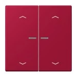 Jung BTLC17102P229 JUNG HOME Taster 2-fach mit Pfeilsymbolen Serie LS rouge carmin 