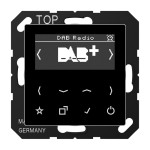 Jung DABASW Smart Radio DAB+ Serie AS/A schwarz 