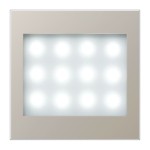 Jung ES2539LEDLW-12 LED-Leselicht Serie LS Edelstahl (lackiertes Aluminium) 