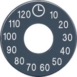 Jung SKS11120-20 Skalenscheibe Symbole 10-120 anthrazit 