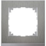 Merten MEG4010-3646 M-Pure Decor-Rahmen 1-fach Edelstahl/aluminium M-Pure Decor 