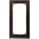 Merten MEG4025-3671 M-Pure Decor-Rahmen 2-fach ohne Mittelsteg Wenge/aluminium M-Pure Decor 