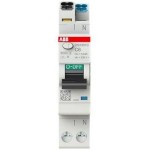 ABB DSX301CA-C6/0,03 FI/LS-Schalter, 1 TE 6kA, 1P+N, Typ A, C6, 30mA 