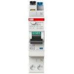 ABB DSX301CA-B10/0,03 FI/LS-Schalter, 1 TE 6kA, 1P+N, Typ A, B10, 30mA 