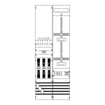 Striebel & John KA4265H5 Mess- und Wandlerfeld BH5-2FB vorverdrahtet mit Zählerkreuz 2CPX035073R9999 