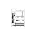 Striebel & John KA4228 Mess- und Wandlerfeld H3/B3 vorverdrahtet mit Zählerkreuz 2CPX035129R9999 