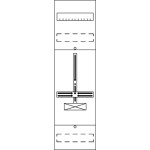 Striebel & John FD16H1 Zählerfeld ohne Verdrahtung mit Dreipunkt-Befestigung 6RE 2CPX054044R9999 