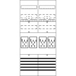 Striebel & John BF27B4 Zählerfeld 7RE 4Z vorverdrahtet mit BKE-I 2CPX054078R9999 