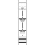 Striebel & John DF19P2 Zählerfeld 9RE 2Z vorverdrahtet mit Zählerkreuz 2CPX054098R9999 