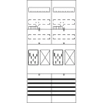 Striebel & John BF27F22 Zählerfeld 7RE 2Z2R vorverdrahtet mit BKE-I 2CPX054104R9999 