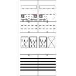 Striebel & John BF27T31 Zählerfeld 7RE 3Z1R vorverdrahtet mit BKE-I 2CPX054128R9999 