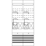 Striebel & John BF27L22 Zählerfeld 7RE 2Z2R vorverdrahtet mit BKE-I 2CPX054133R9999 