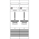 Striebel & John DF27Q2 Zählerfeld 7RE 2Z vorverdrahtet mit Zählerkreuz 2CPX054139R9999 