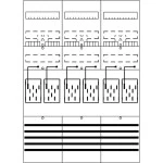 Striebel & John BF37M6 Zählerfeld 7RE 6Z vorverdrahtet mit BKE-I 2CPX054164R9999 