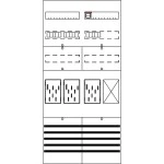 Striebel & John BF27A31XAM Zählerfeld 7RE 3ZM1R vorverdrahtet mit BKE-I 2CPX054170R9999 