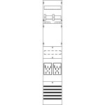 Striebel & John BF19A2XAY Zählerfeld 9RE 2Z vorverdrahtet mit BKE-I 2CPX054173R9999 