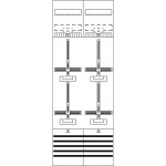 Striebel & John DF29A4XS Zählerfeld 9RE 4Z 2Cu vorverdrahtet mit Zählerkreuz 2CPX054191R9999 