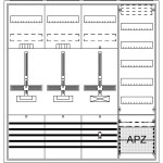 Striebel & John DA47BH Komplettschrank AP Dreipunkt A47 2Z1S1V5A2 2CPX054258R9999 