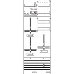 Striebel & John DF29S03 Zählerfeld 9RE 2Z1S+V2 vorverdrahtet mit Zählerkreuz 2CPX054426R9999 