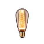 Paulmann 285.98 Inner Glow Edition LED Kolben Innenkolben Spiralmuster E27 230V 230lm 4W 1800K Gold 