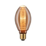 Paulmann 288.28 Inner Glow Edition LED Birne Innenkolben Ringmuster E27 230V 120lm 3,6W 1800K dimmbar Gold 