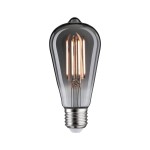 Paulmann 288.64 1879 Filament 230V LED Kolben Rustika E27 Dim 320lm 7,5W 1800K dimmbar Rauchglas 