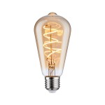 Paulmann 289.53 Vintage Edition Standard 230V LED Kolben ST64 E27 250lm 5W 1800K dimmbar Gold 