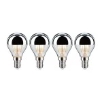 Paulmann 5077 Modern Classic Edition Bundle LED Tropfen Kopfspiegel E14 230V 4x440lm 4x4,8W 2700K dimmbar Kopfspiegel Silber 